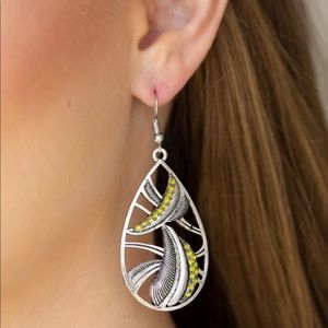 Beautiful silver earrings.